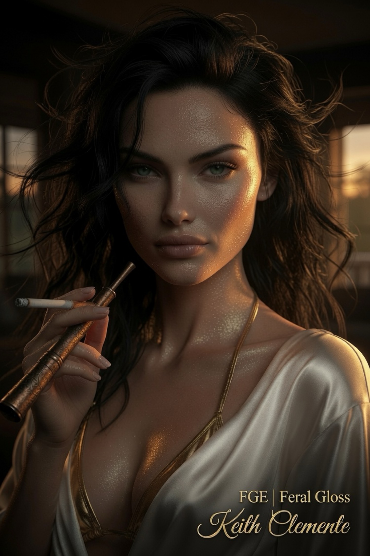 Wet Gloss Portrait