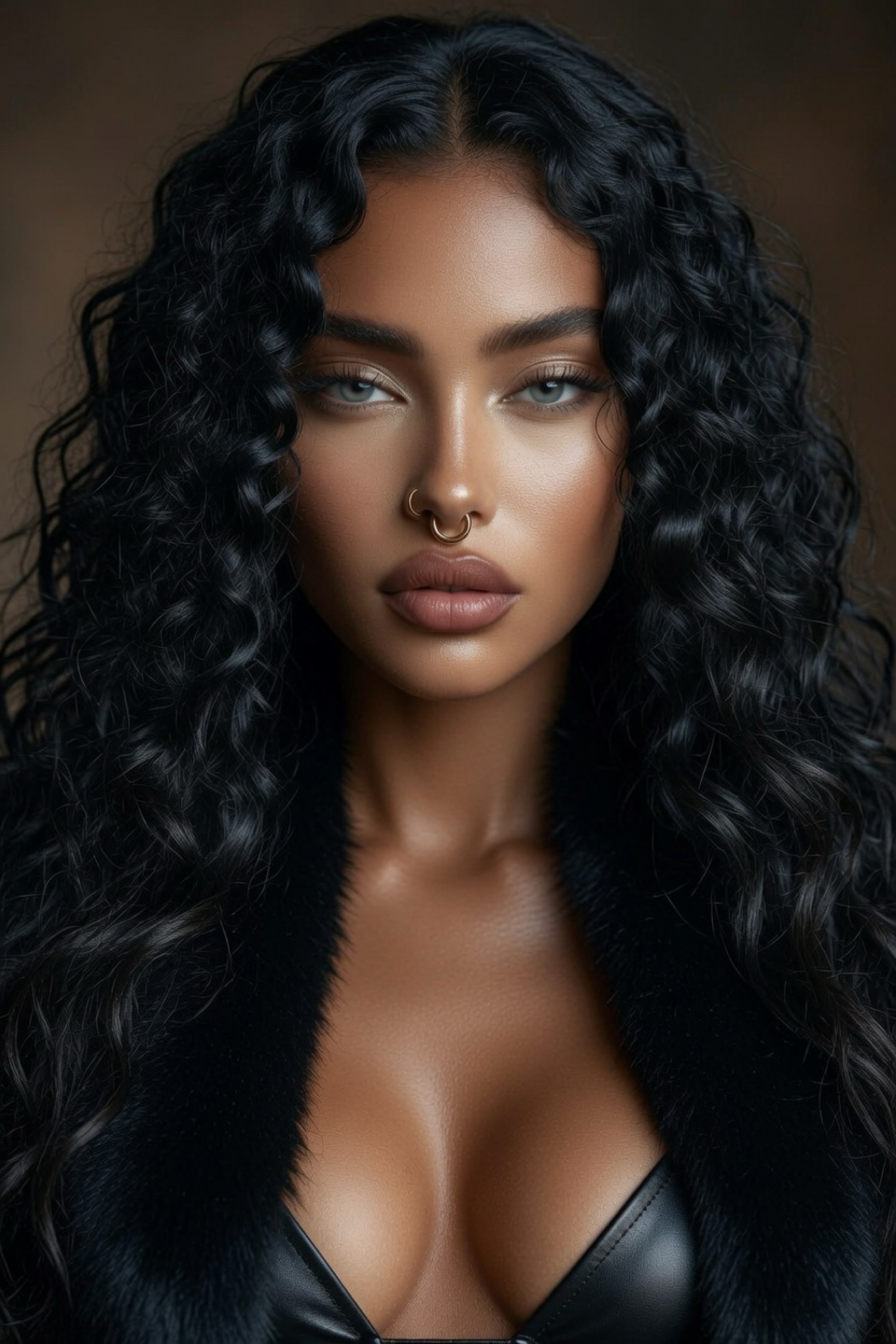 Fur Collar Portrait